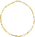 Gold-Tone Cuban Link Bracelet, 2.5mm