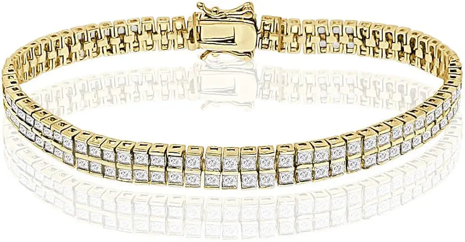 Gold-Tone Tennis Bracelet, 6mm