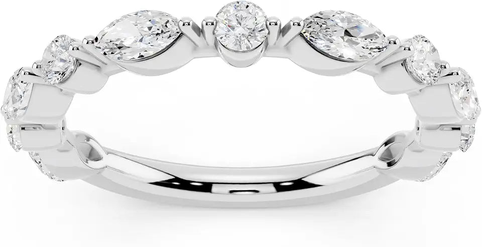 14K Gold-Plated Round Lab-Grown Diamond Engagement Ring