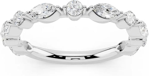 14K Gold-Plated Round Lab-Grown Diamond Engagement Ring