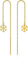 Gold-Tone Drop Earrings