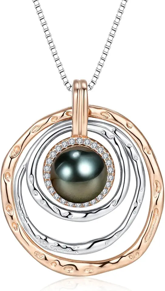 Black Pearl Necklace