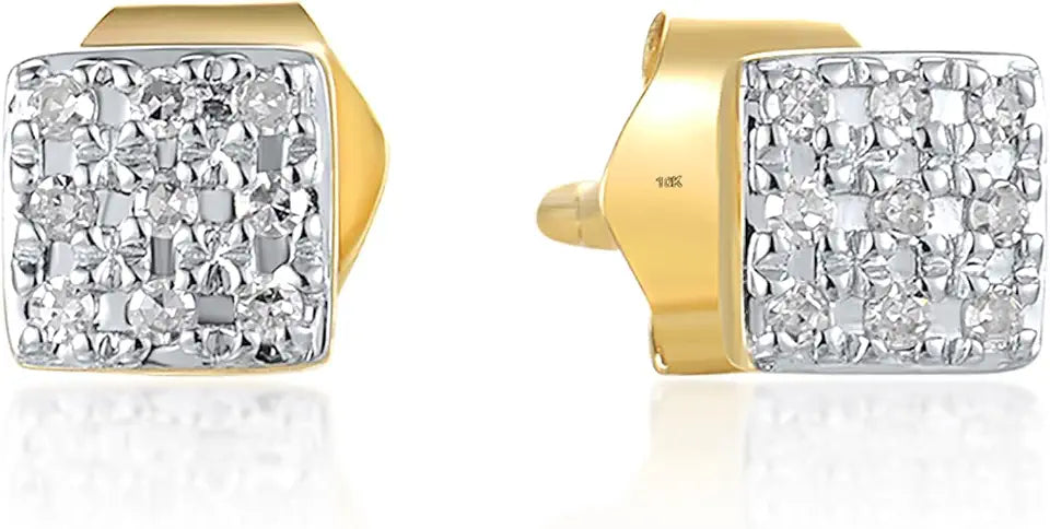 Gold-Tone Stud Earrings