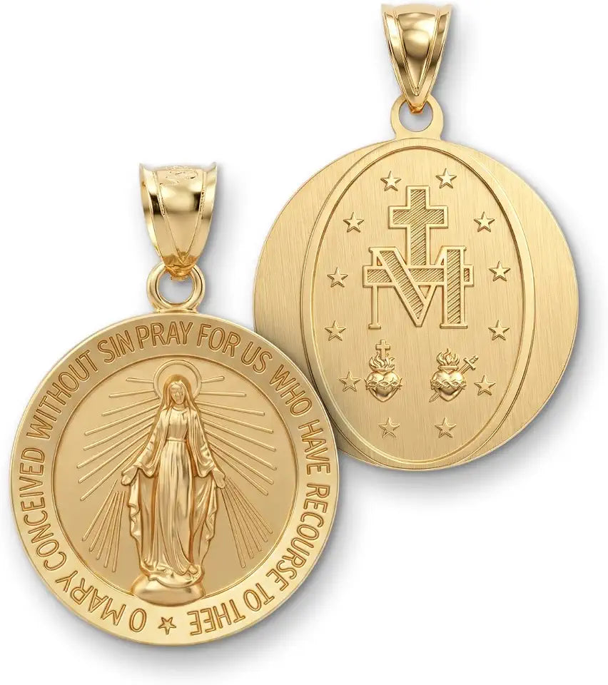 Gold-Tone Cross Necklace