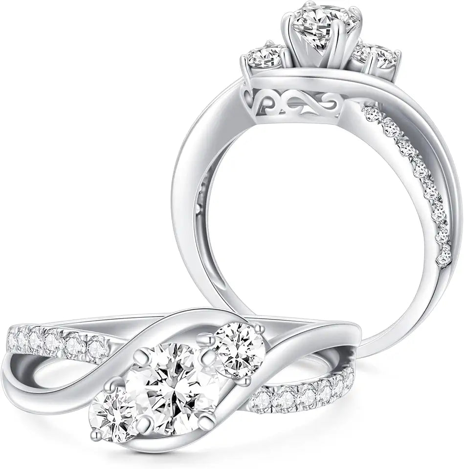 Moissanite Engagement Ring