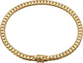 Gold-Tone Cuban Link Bracelet