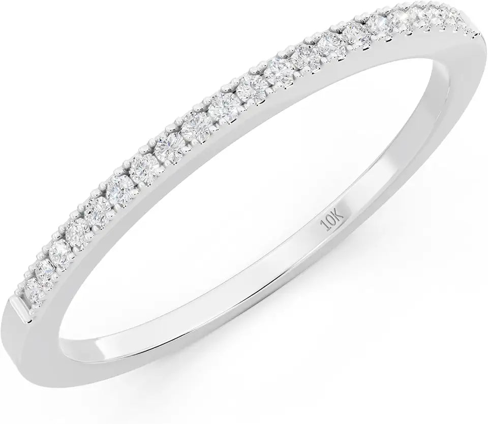 Gold-Tone Round Wedding Band