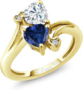 Gold-Plated Heart Ring