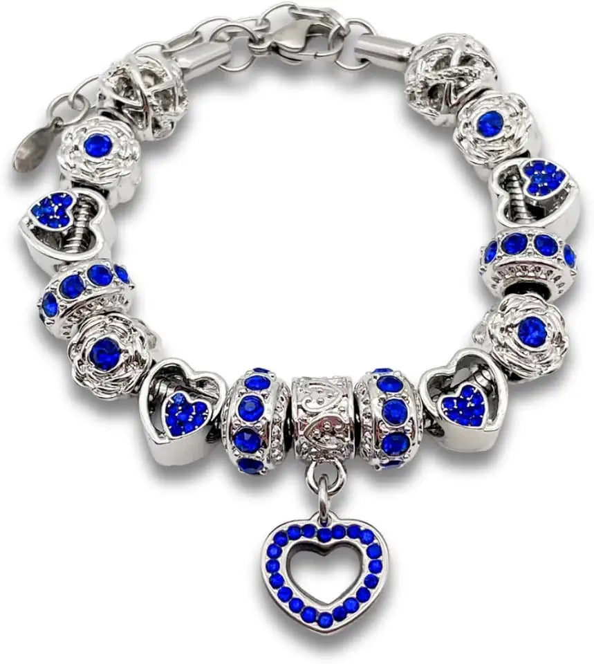 Stainless Steel Birthstone Bracelet