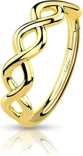 Gold-Tone Hoop Body Jewelry