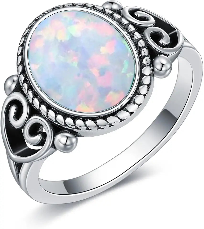 Sterling Silver Solitaire Ring