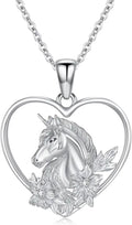 Sterling Silver Necklace, 2Inch