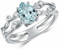 Sterling Silver Pear-Cut Birthstone Ring