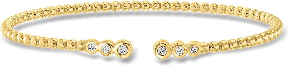 Gold-Tone Lab-Grown Diamond Bracelet