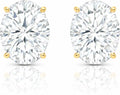 Gold-Tone Oval Earrings