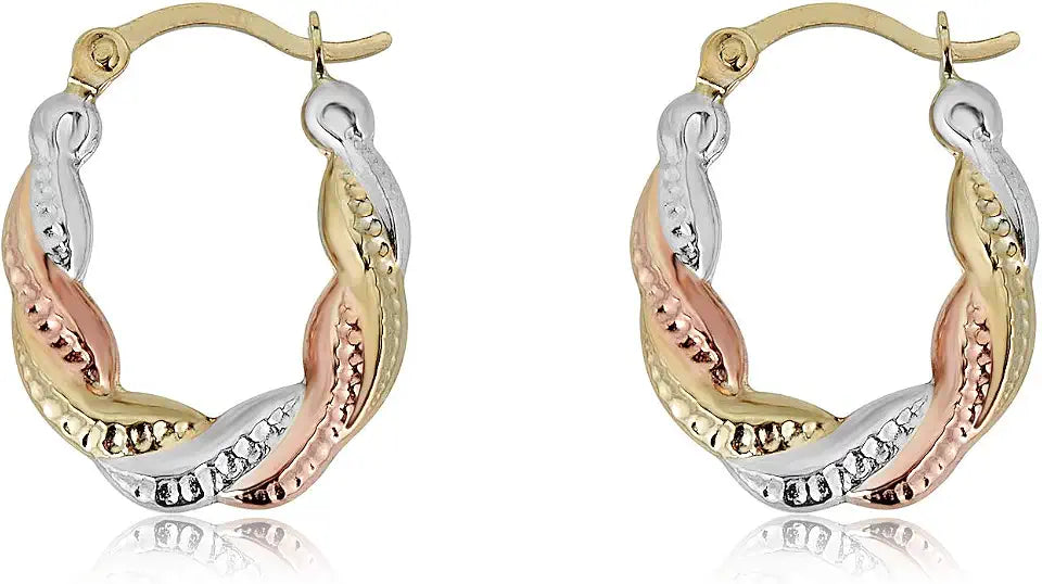 Gold-Tone Hoop Earrings
