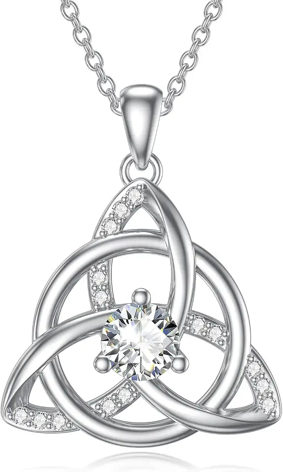 Sterling Silver Moissanite Necklace