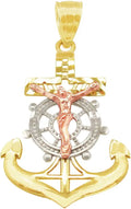 Gold-Tone Cross Pendant