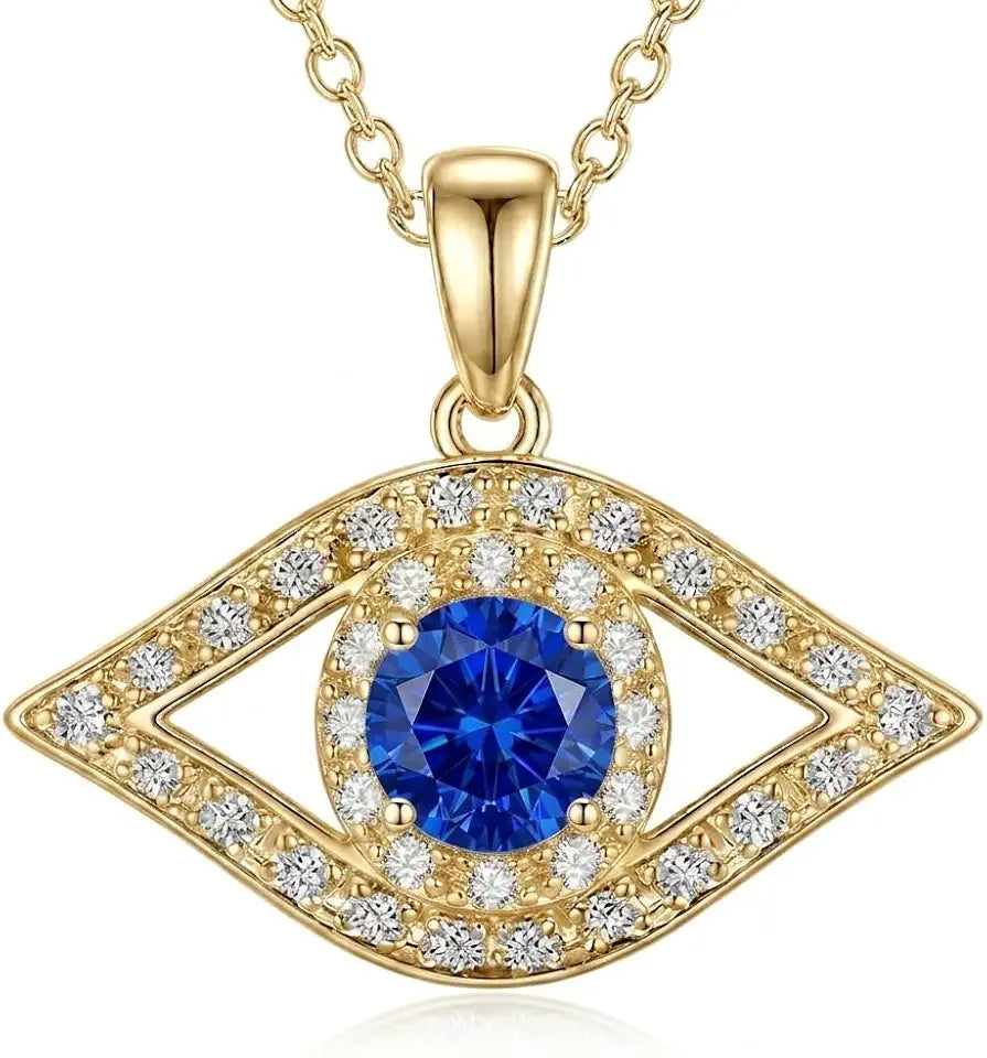 Gold-Tone Topaz Necklace