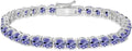 Sterling Silver Round Tennis Bracelet, 5mm