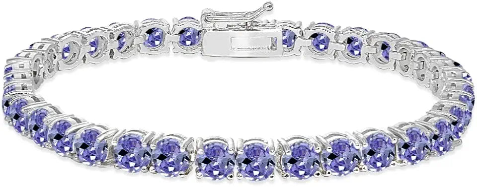 Sterling Silver Round Tennis Bracelet, 5mm