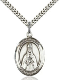Sterling Silver Oval Pendant