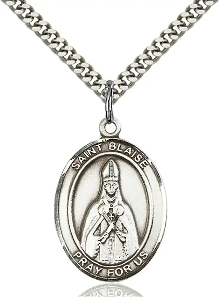 Sterling Silver Oval Pendant
