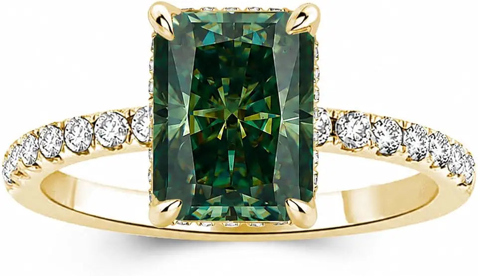 Moissanite Engagement Ring