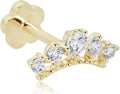 Gold-Tone Cubic Zirconia Earrings