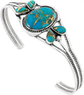 Sterling Silver Turquoise Bracelet