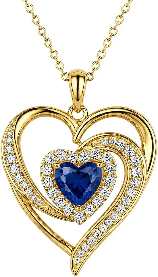 Gold-Tone Birthstone Necklace