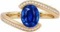 Gold-Tone Oval Ring