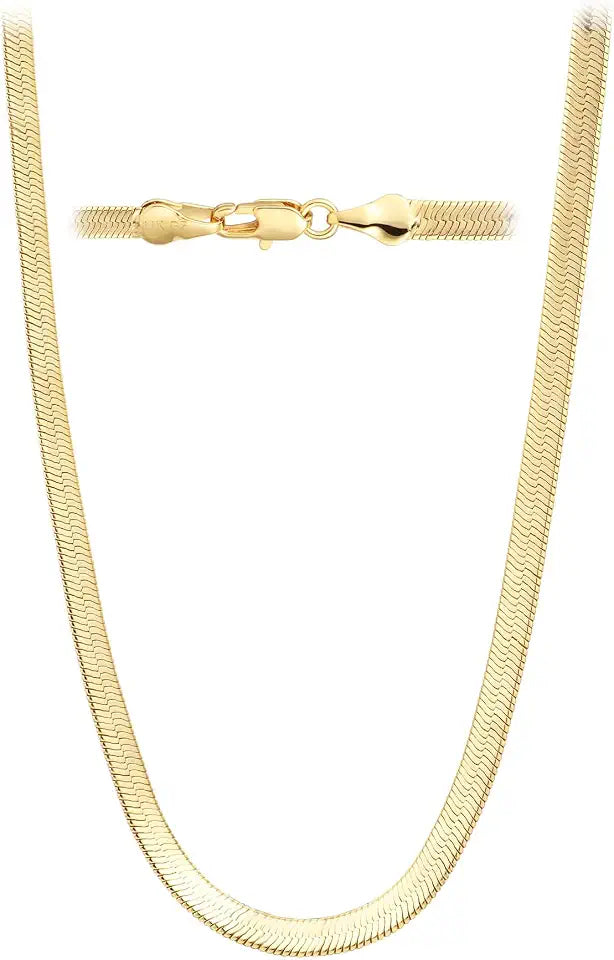 Gold-Tone Snake Chain Necklace, 4mm
