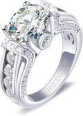 Sterling Silver Moissanite Ring