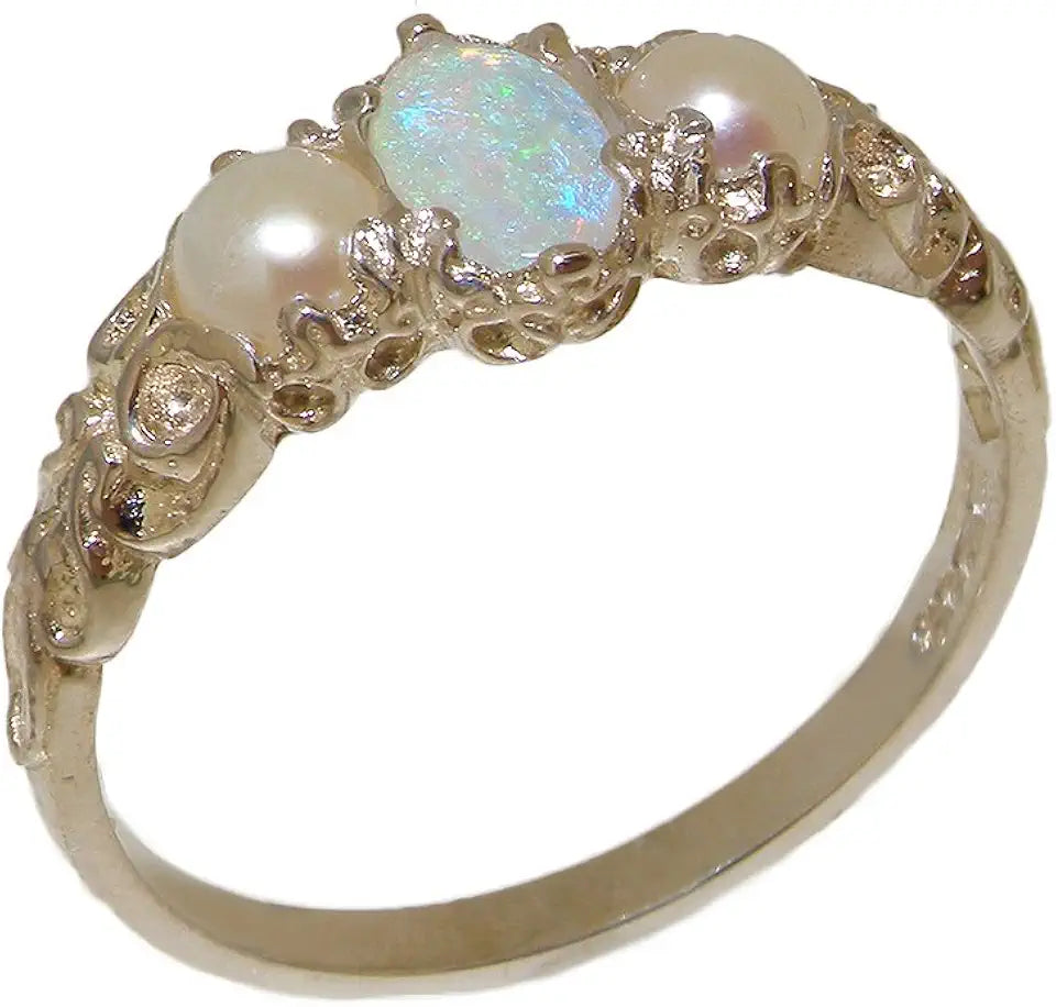 Sterling Silver Opal Ring