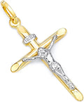 Gold-Tone Cross Pendant