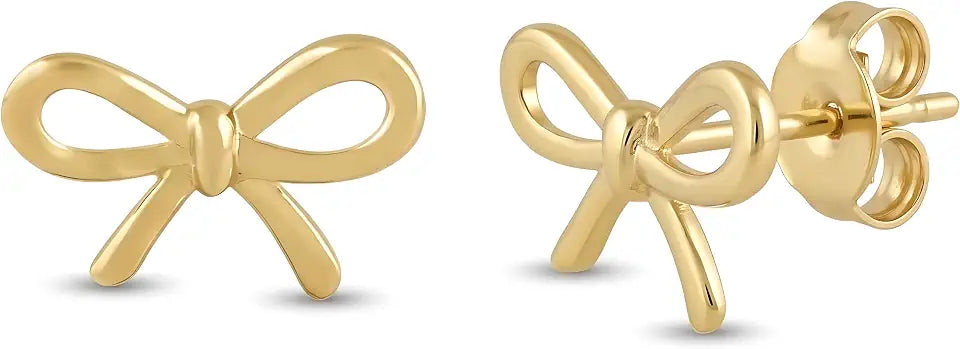 Gold-Tone Stud Earrings