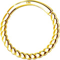 Gold-Tone Hoop Body Jewelry