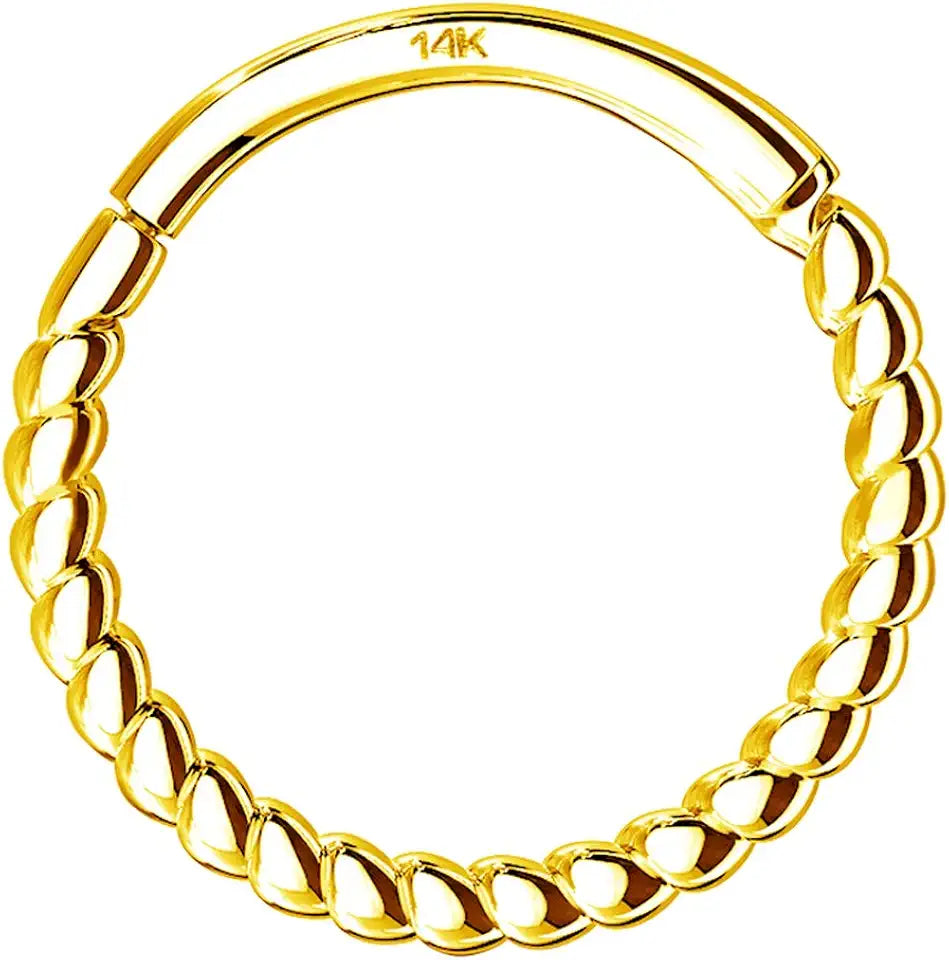 Gold-Tone Hoop Body Jewelry
