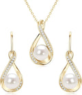 Sterling Silver Moissanite Jewelry Set