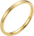 Gold-Tone Wedding Band, 6MM