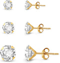 Gold-Tone Stud Earrings