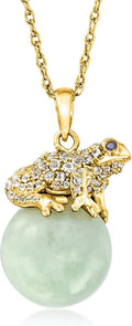Gold-Tone Topaz Necklace, 18 inches