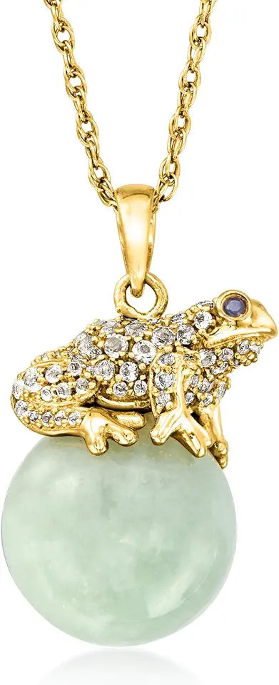 Gold-Tone Topaz Necklace, 18 inches