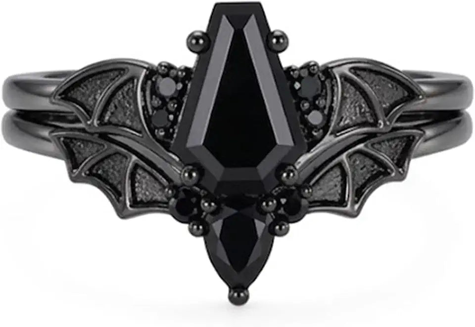 Onyx Engagement Ring