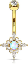 Gold-Tone Star Body Jewelry
