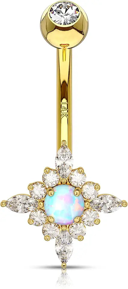 Gold-Tone Star Body Jewelry