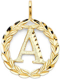 Gold-Tone Initial Pendant