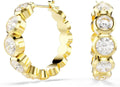 Gold-Tone Round Hoop Earrings