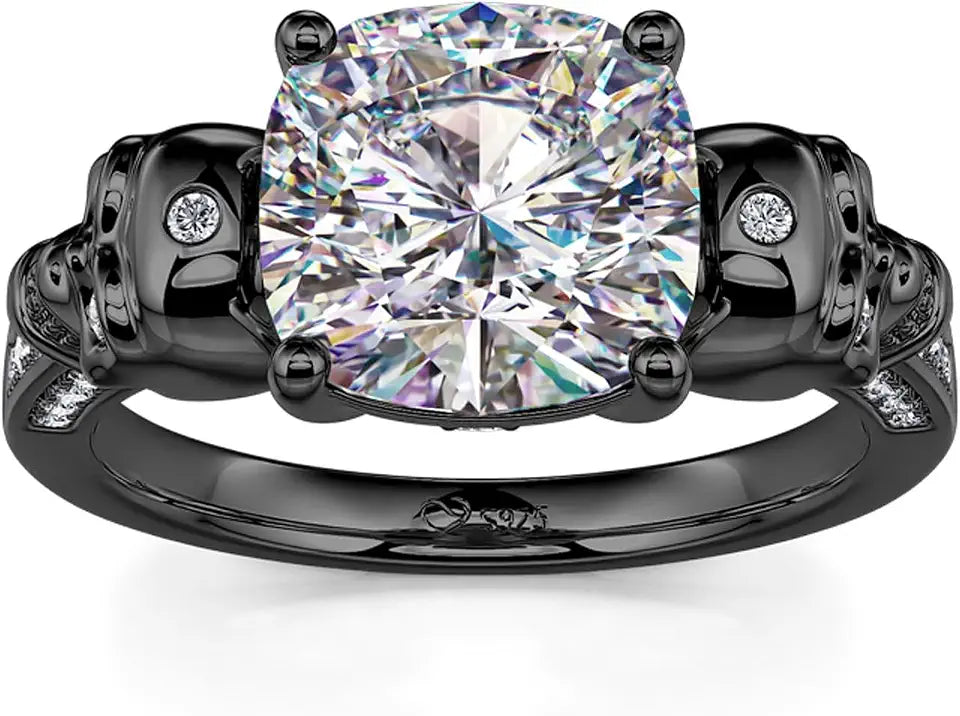 Sterling Silver Cubic Zirconia Engagement Ring